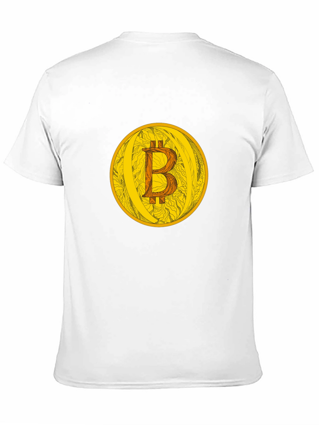 Bitcoin Crypto Currency Graphic Tee - Black