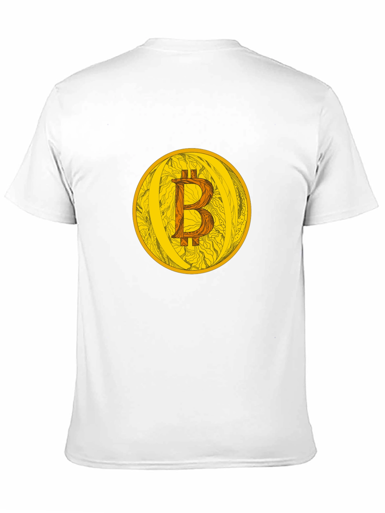 Bitcoin Crypto Currency Graphic Tee - Black
