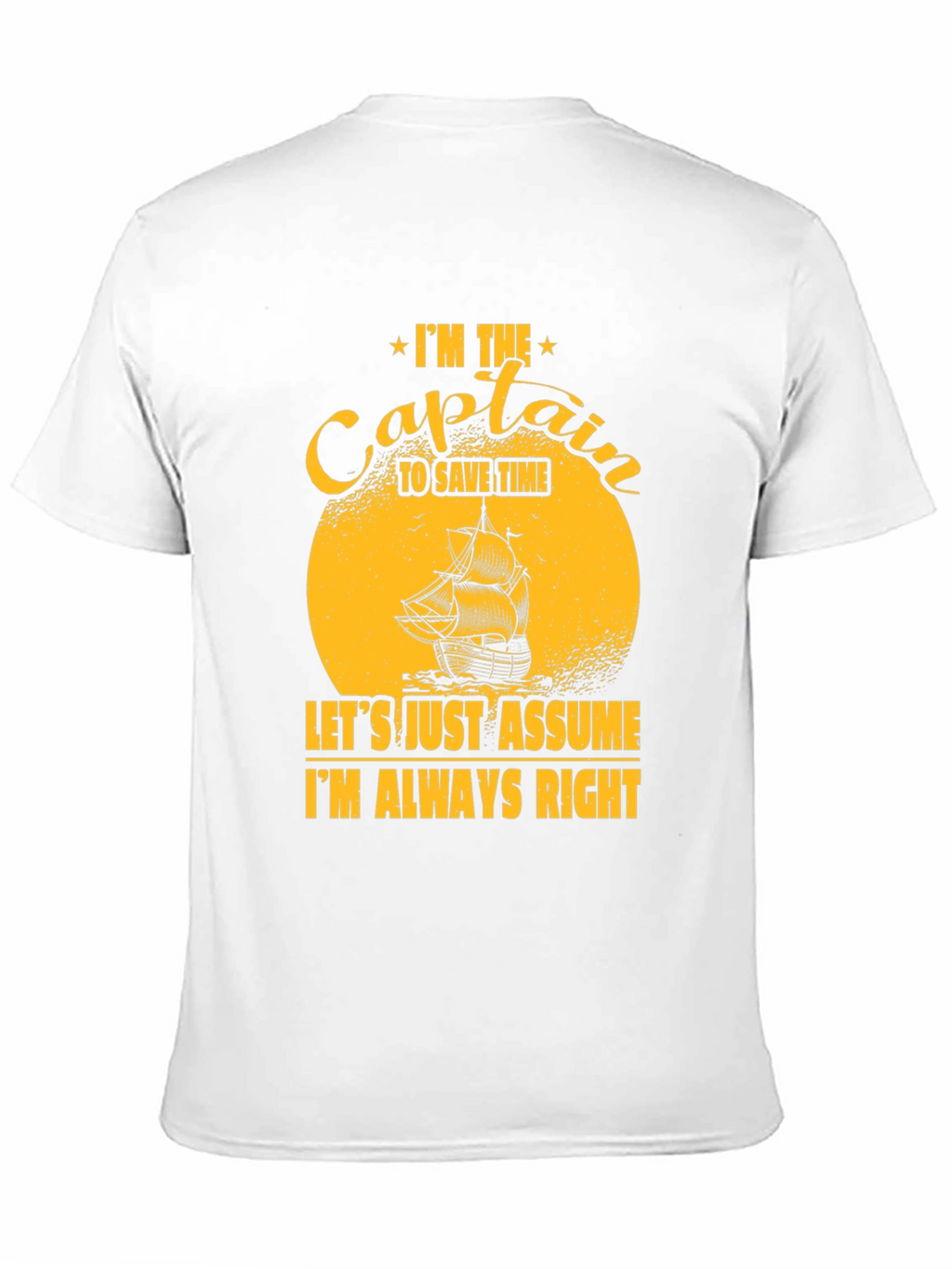 Captain Always Right Graphic T-Shirt