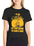 Captain Always Right Graphic T-Shirt