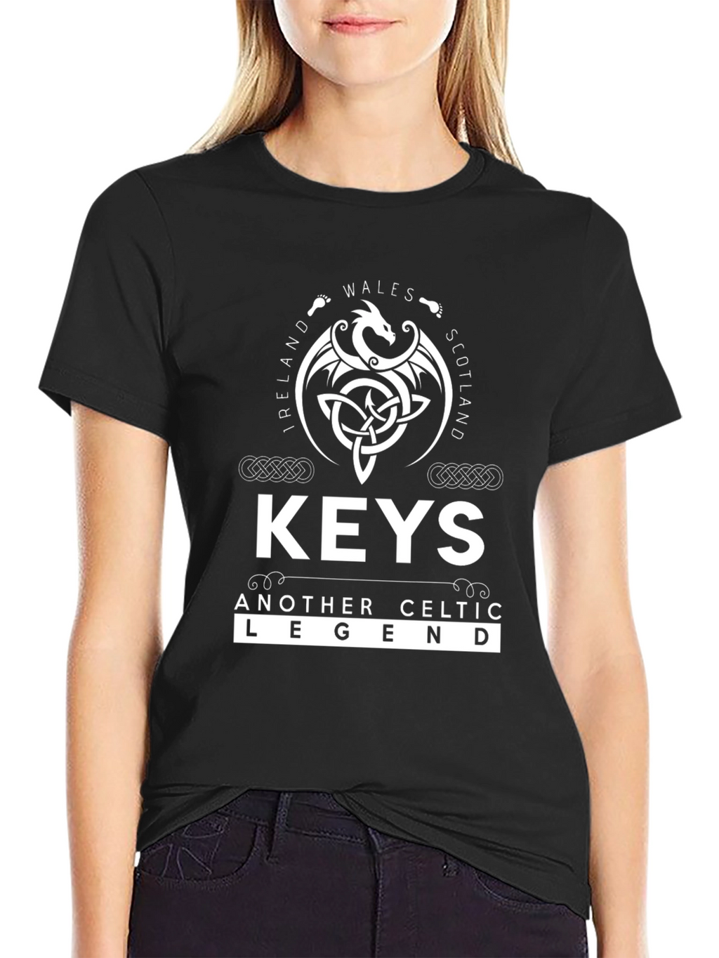 Celtic Legend T-Shirt - Keys Ireland Wales Scotland