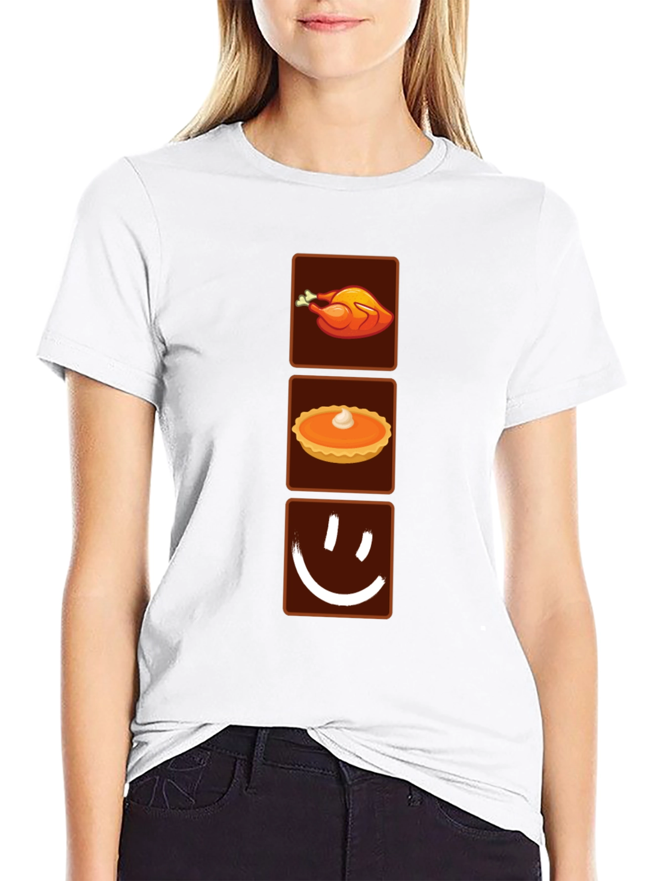Thanksgiving Feast T-Shirt: Turkey Pie and Smiles!