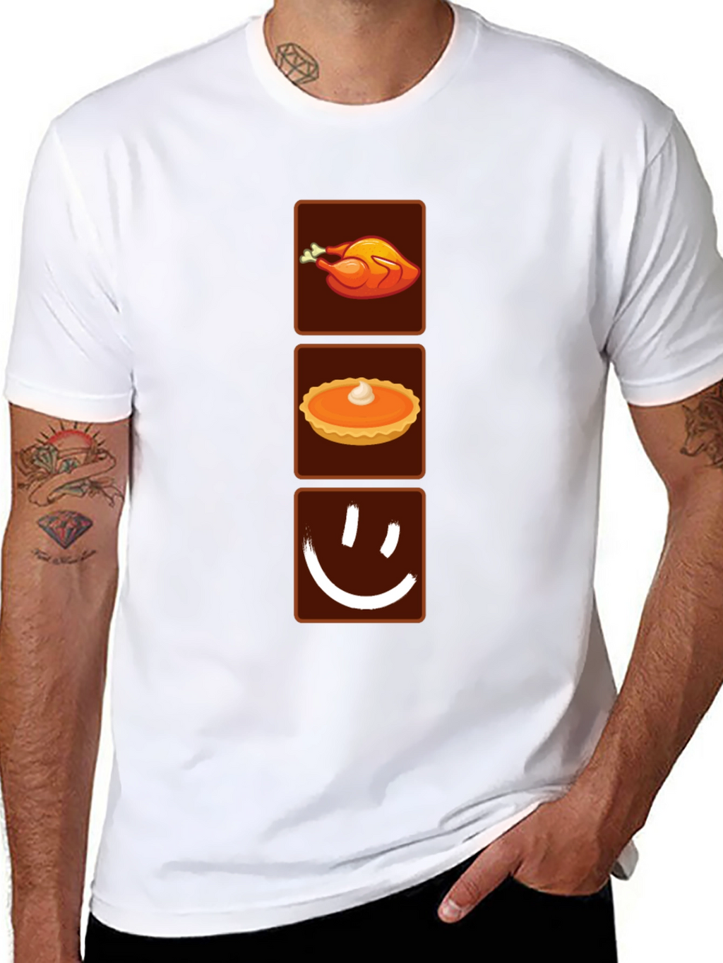 Thanksgiving Feast T-Shirt: Turkey Pie and Smiles!