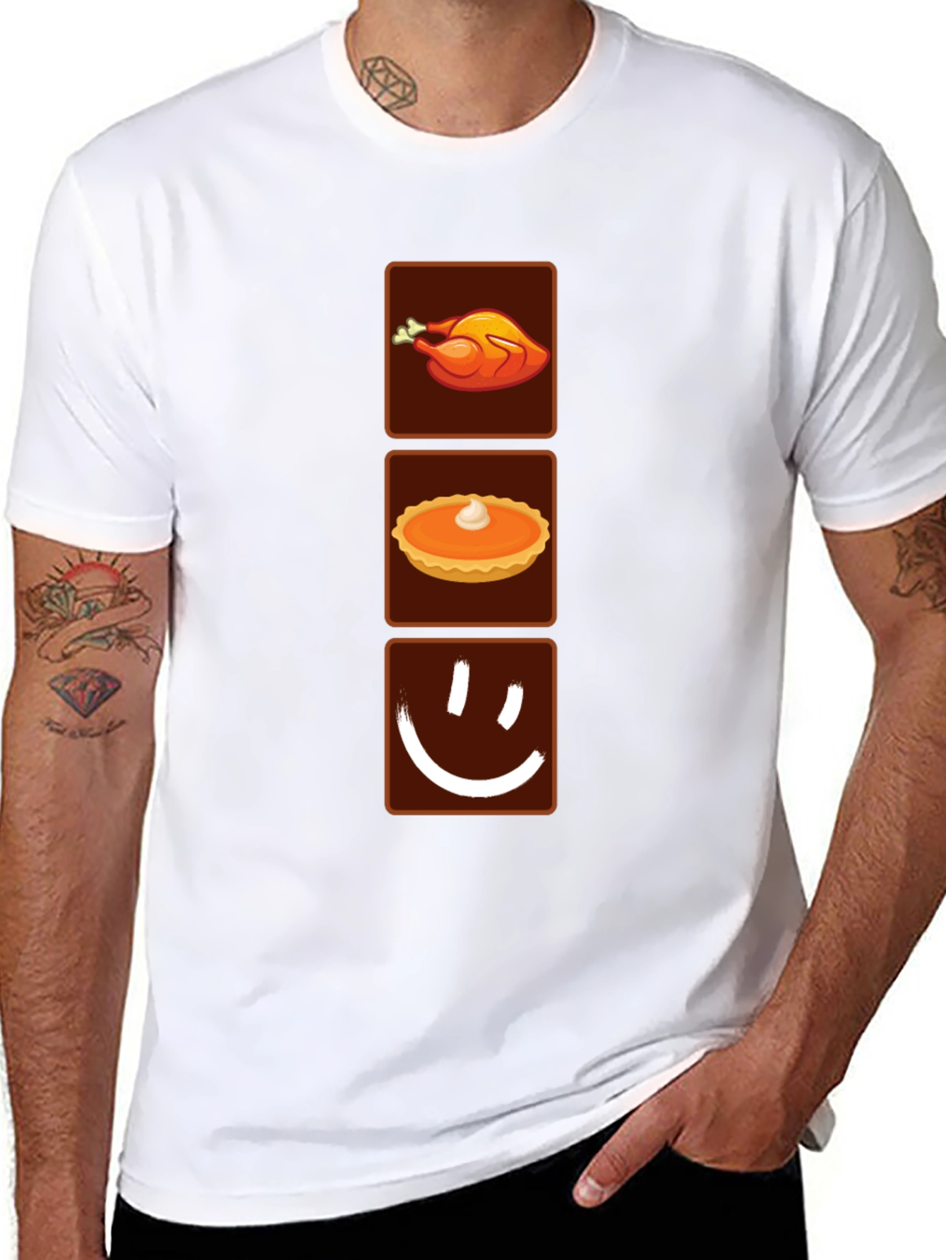 Thanksgiving Feast T-Shirt: Turkey Pie and Smiles!