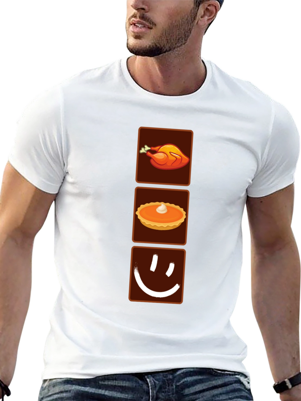 Thanksgiving Feast T-Shirt: Turkey Pie and Smiles!