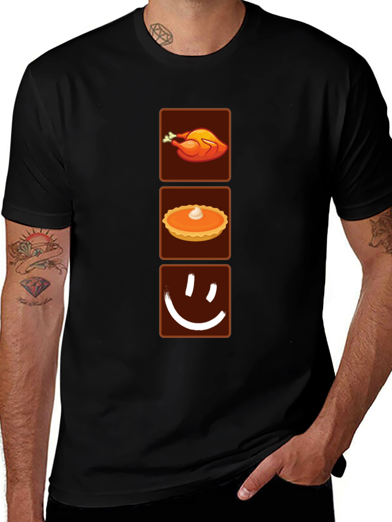 Thanksgiving Feast T-Shirt: Turkey Pie and Smiles!