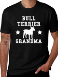 Bull Terrier Grandma T-Shirt - Dog Lover Gift