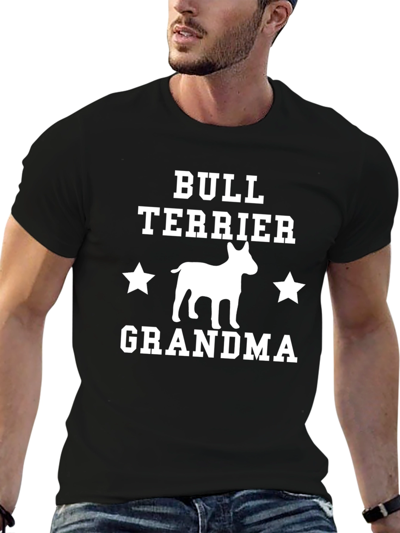 Bull Terrier Grandma T-Shirt - Dog Lover Gift