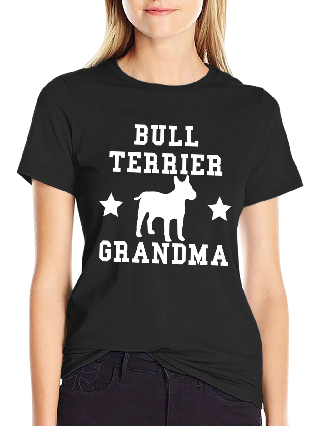 Bull Terrier Grandma T-Shirt - Dog Lover Gift