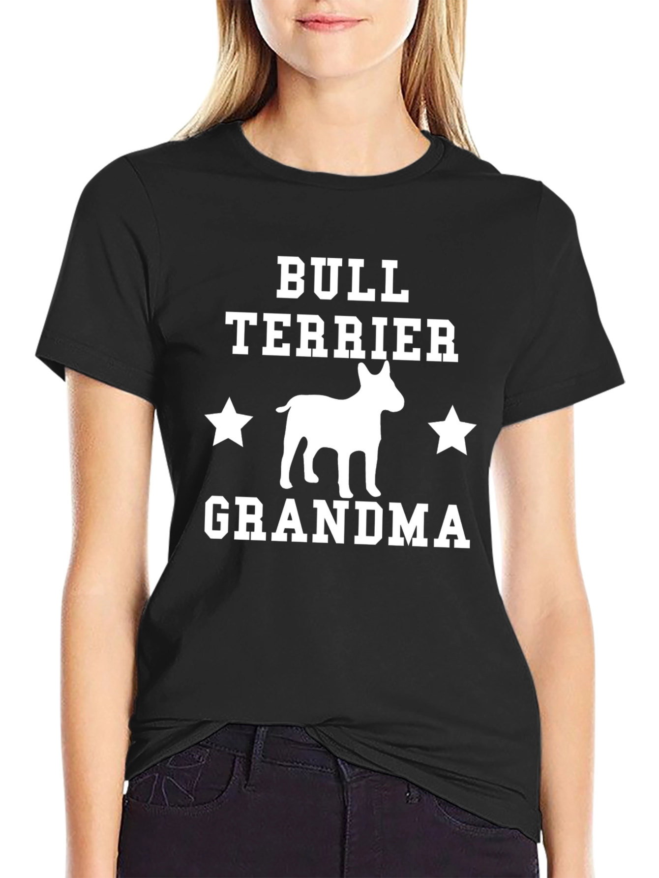 Bull Terrier Grandma T-Shirt - Dog Lover Gift
