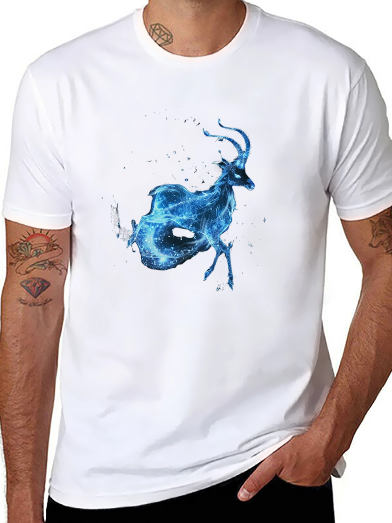 Mystical Blue Patronus Graphic Tee