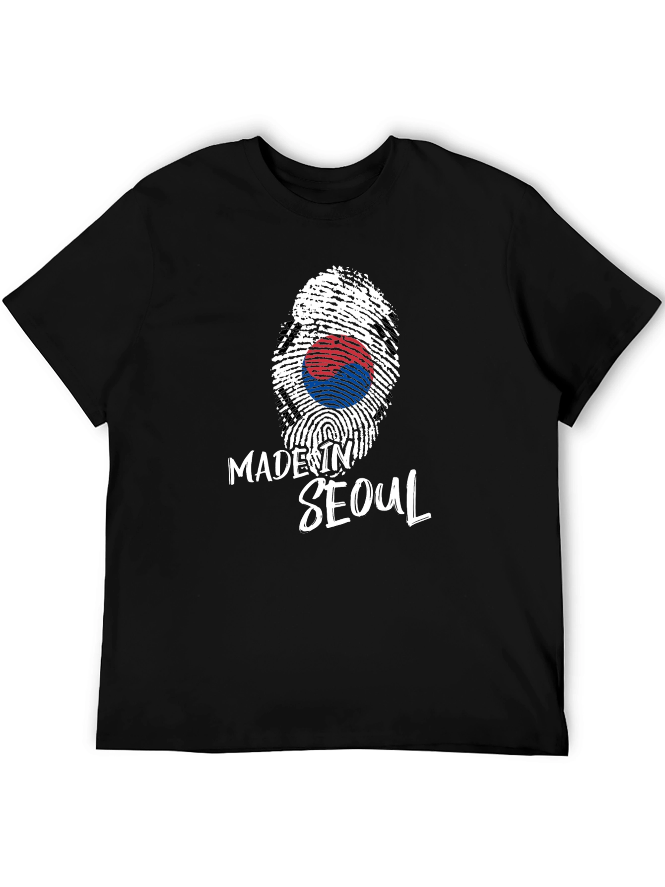 Made in Seoul Fingerprint Flag Graphic Tee