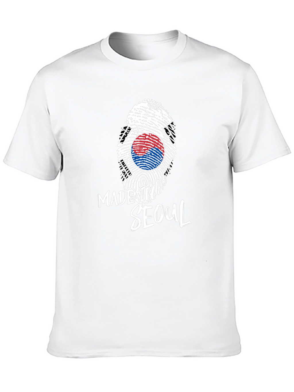 Made in Seoul Fingerprint Flag Graphic Tee