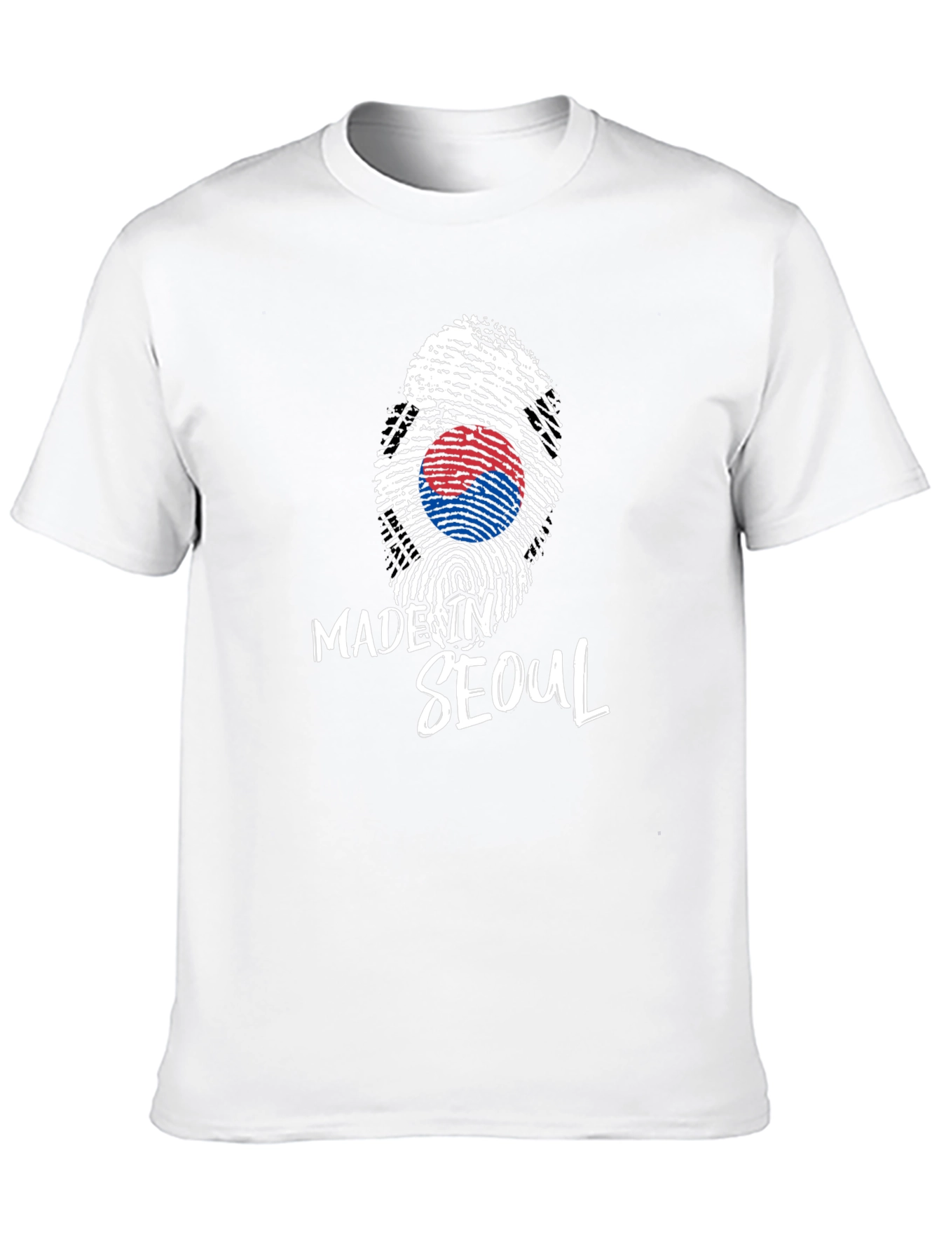 Made in Seoul Fingerprint Flag Graphic Tee