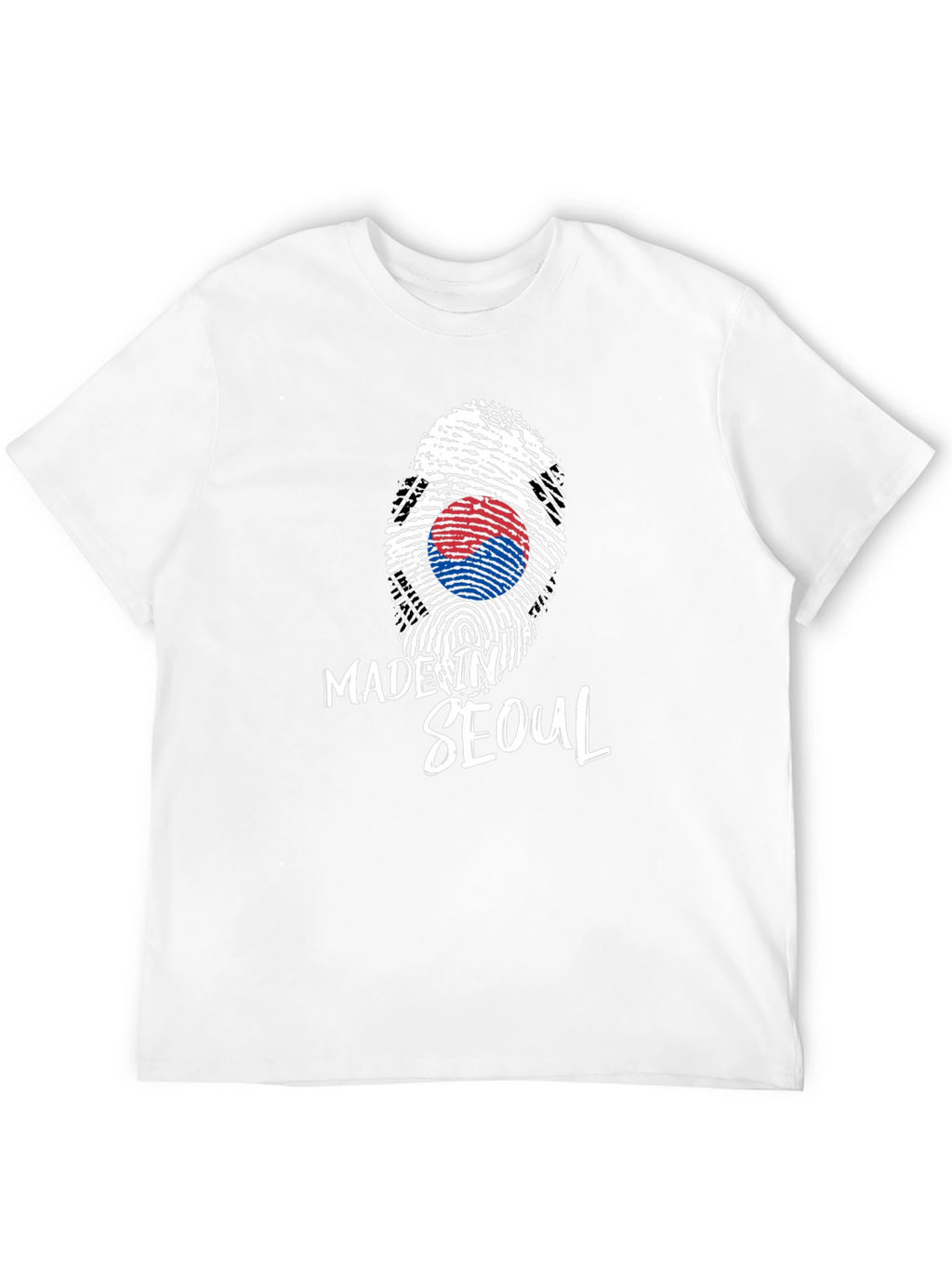 Made in Seoul Fingerprint Flag Graphic Tee
