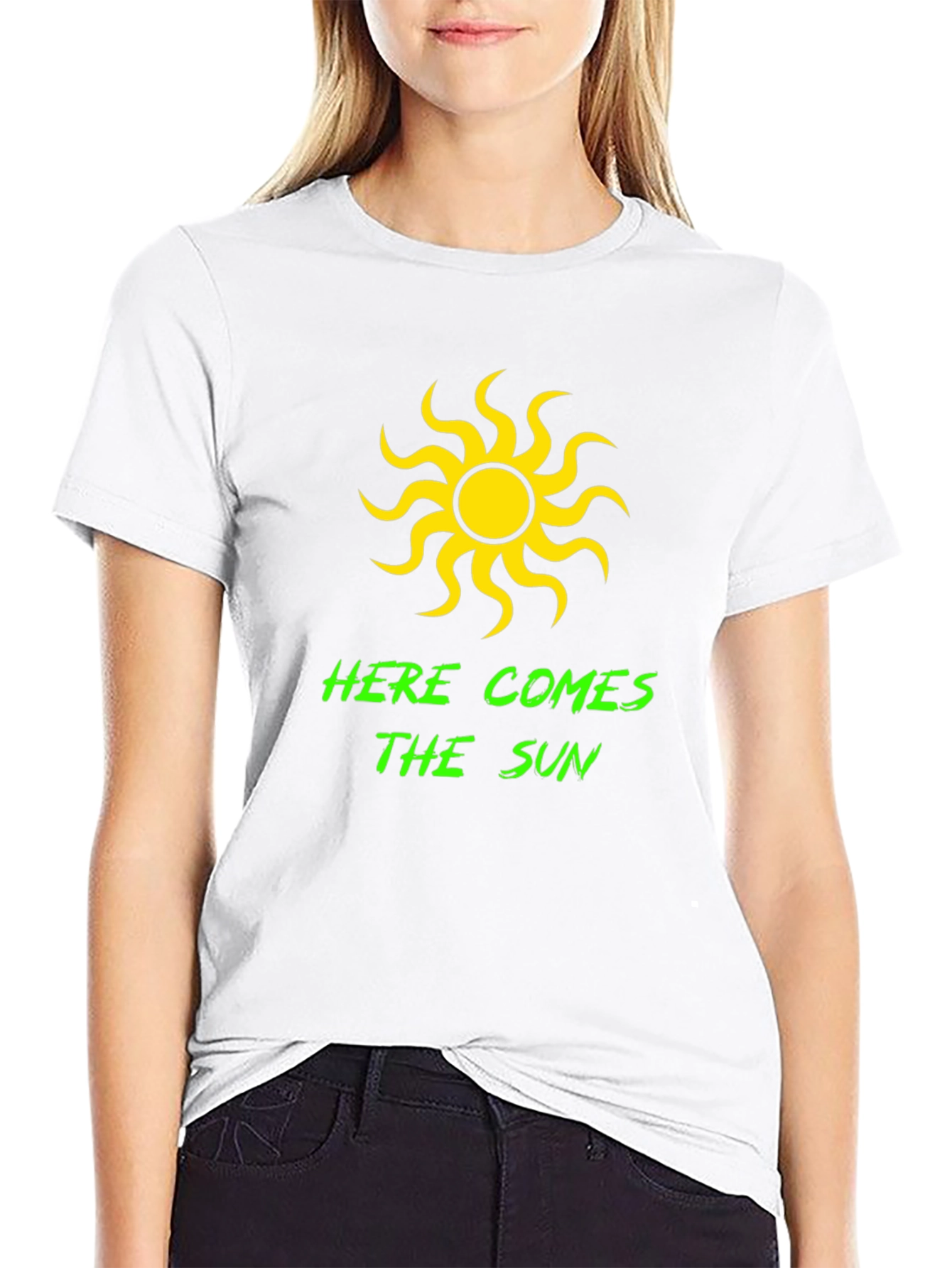 Here Comes the Sun Black T-Shirt