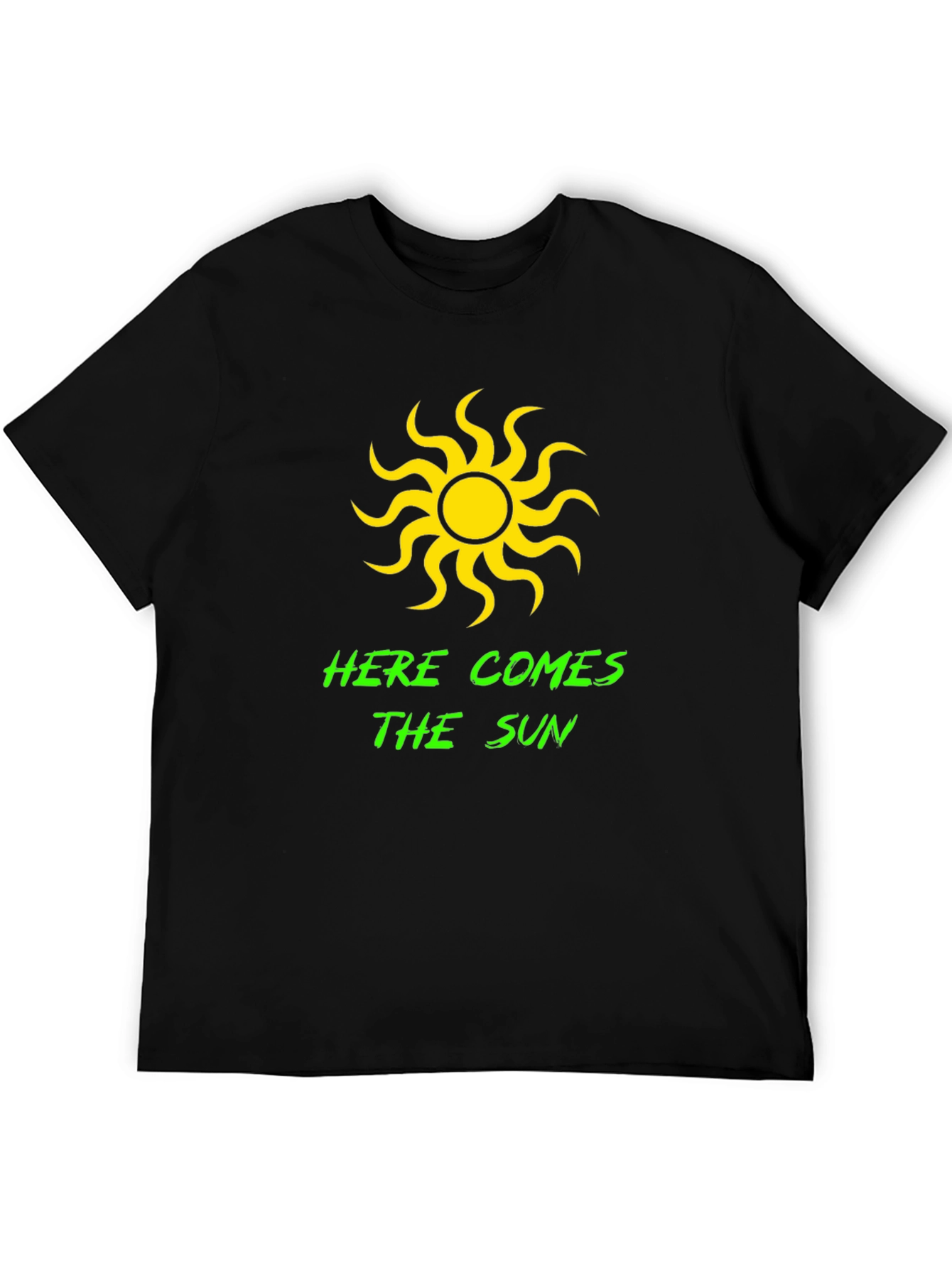 Here Comes the Sun Black T-Shirt
