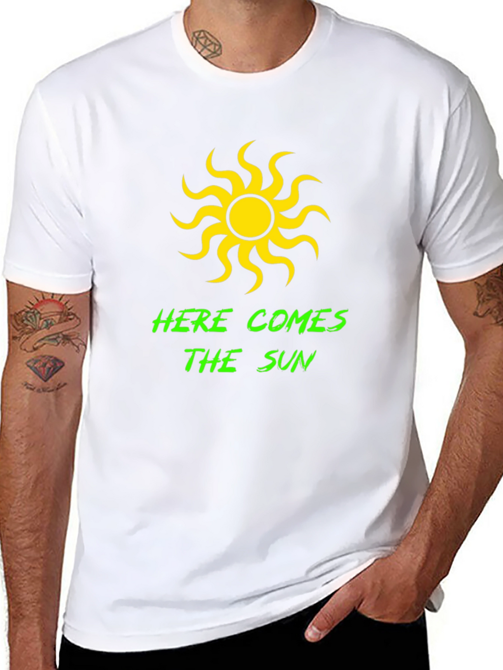 Here Comes the Sun Black T-Shirt