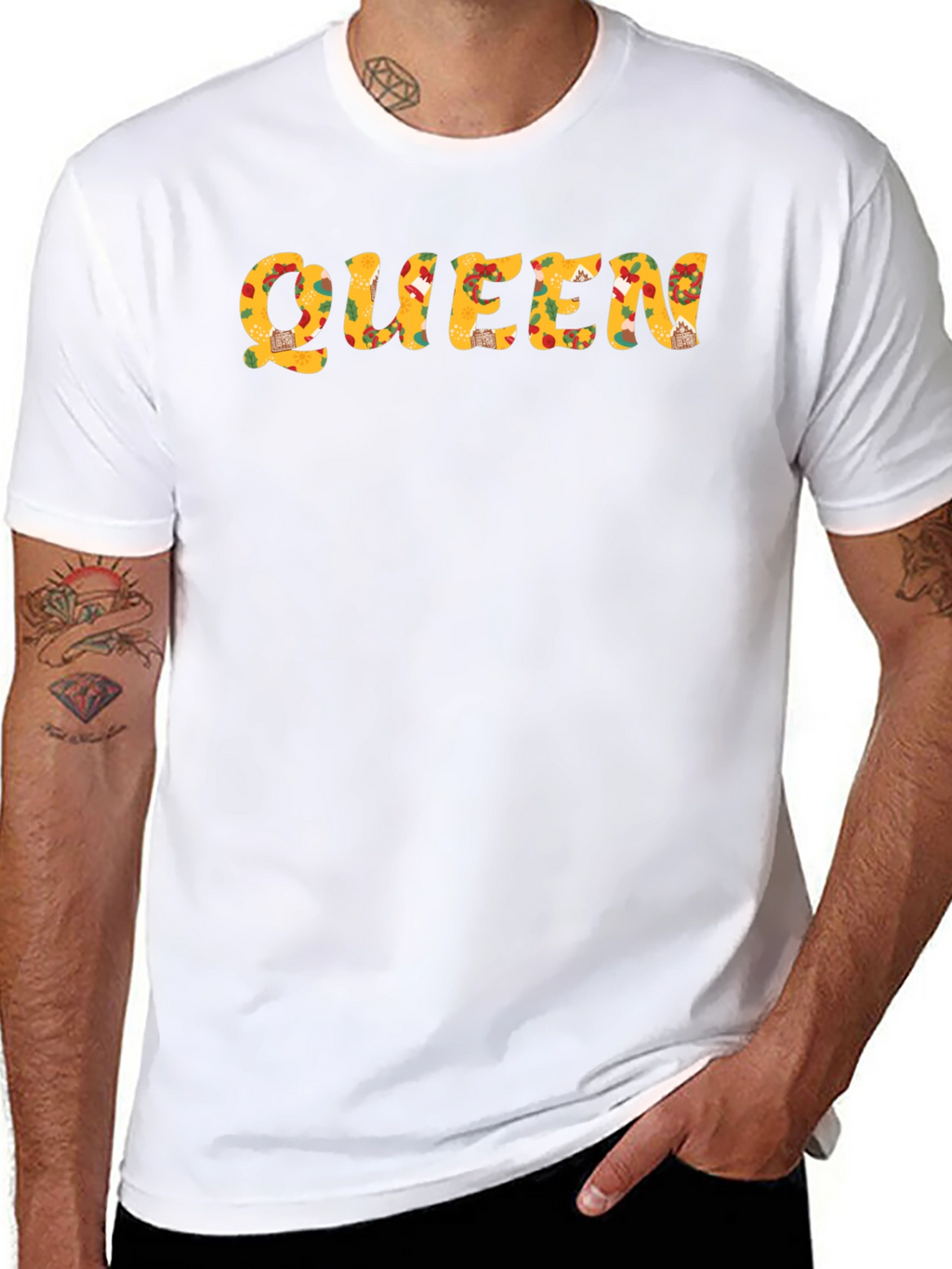 Pizza Queen Black T-Shirt - Fun Foodie Tee