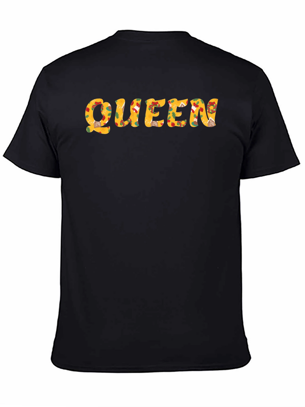 Pizza Queen Black T-Shirt - Fun Foodie Tee