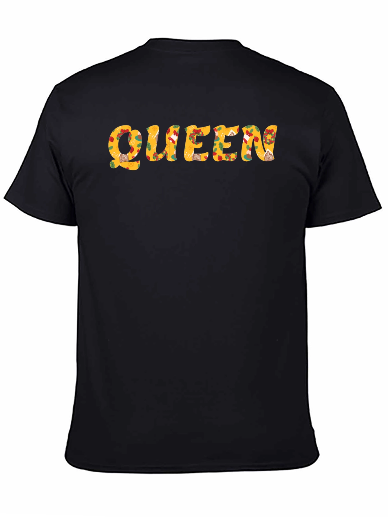 Pizza Queen Black T-Shirt - Fun Foodie Tee