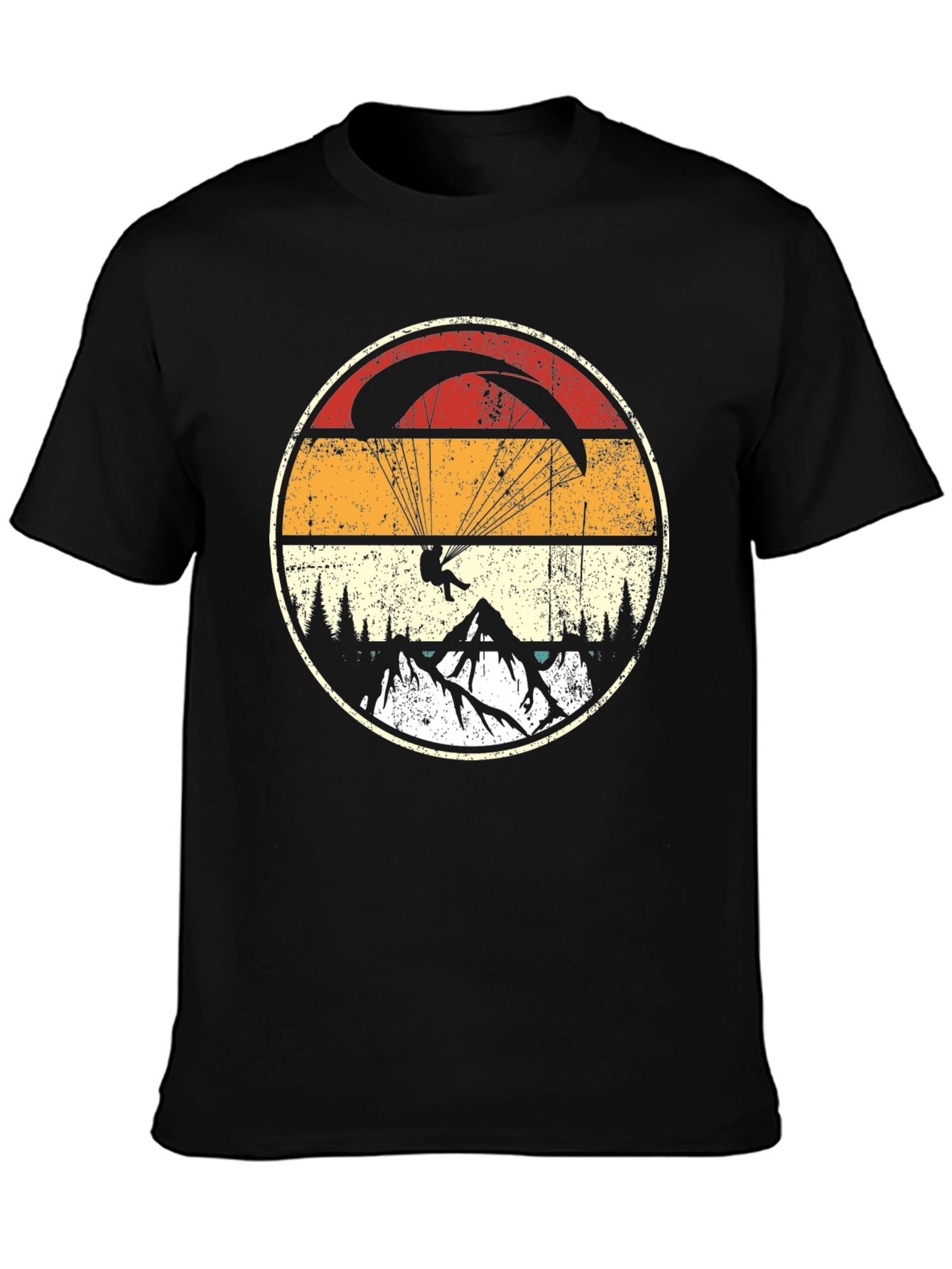 Vintage Paragliding Mountain T-Shirt