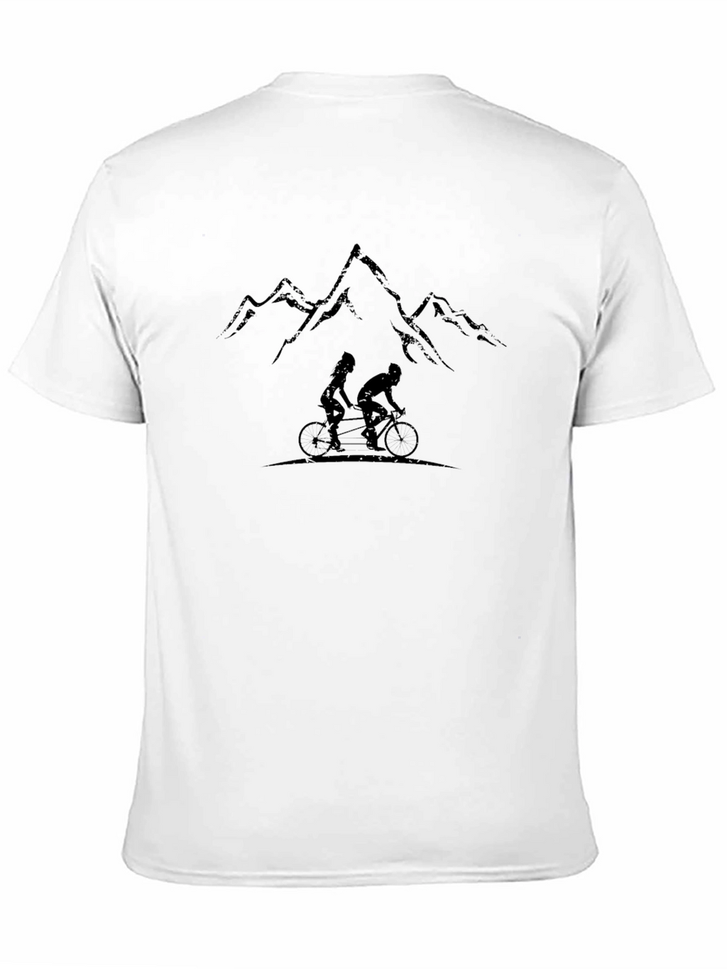 Tandem Mountain Bike Graphic Tee