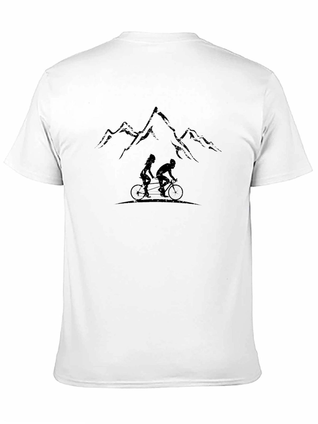 Tandem Mountain Bike Graphic Tee