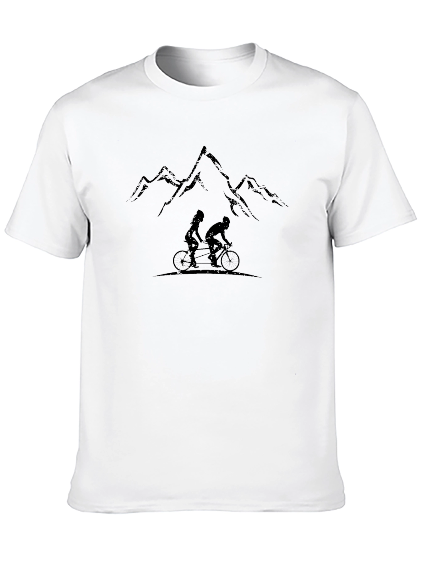 Tandem Mountain Bike Graphic Tee