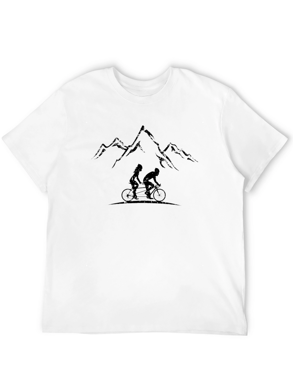 Tandem Mountain Bike Graphic Tee