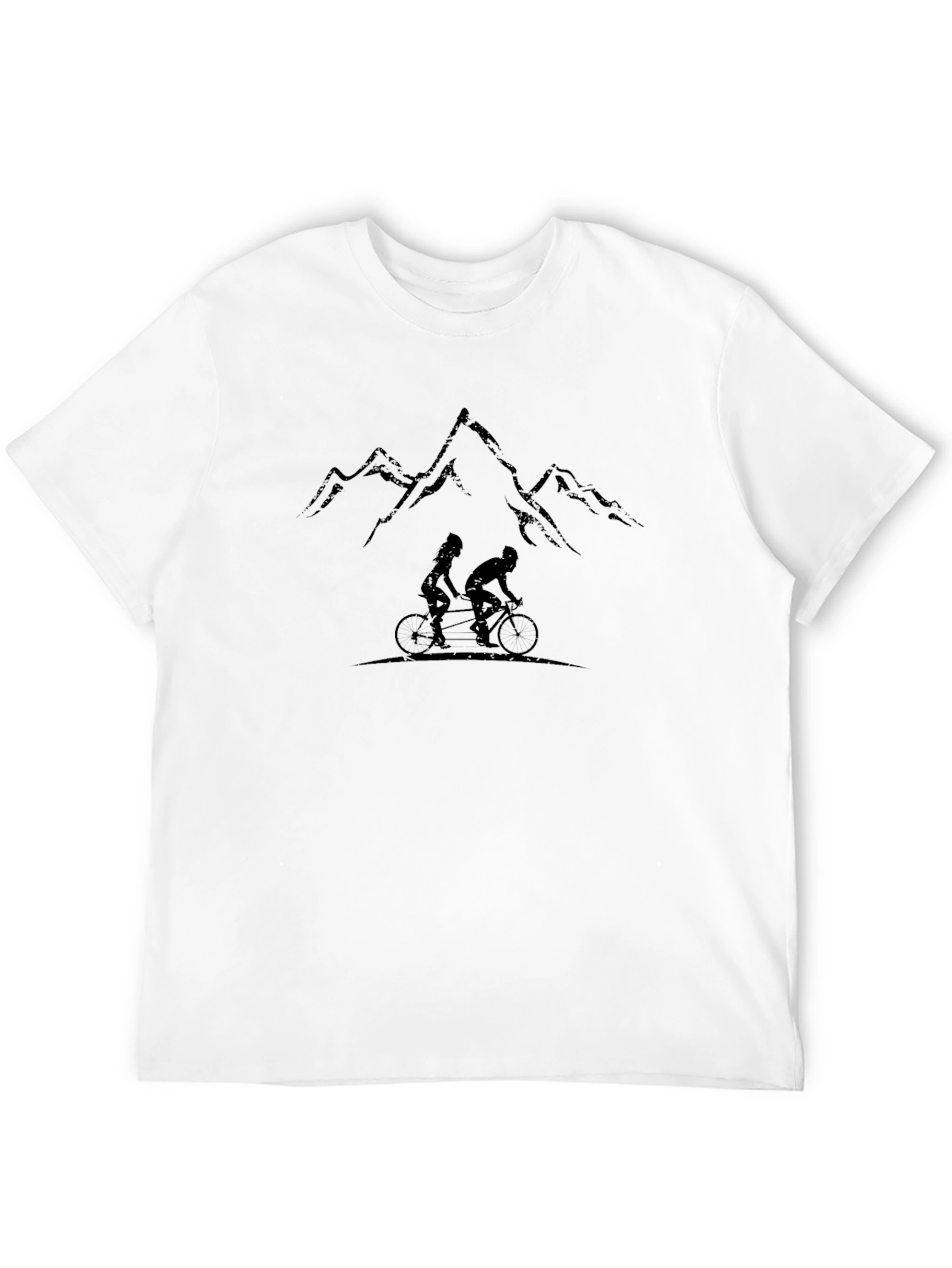 Tandem Mountain Bike Graphic Tee