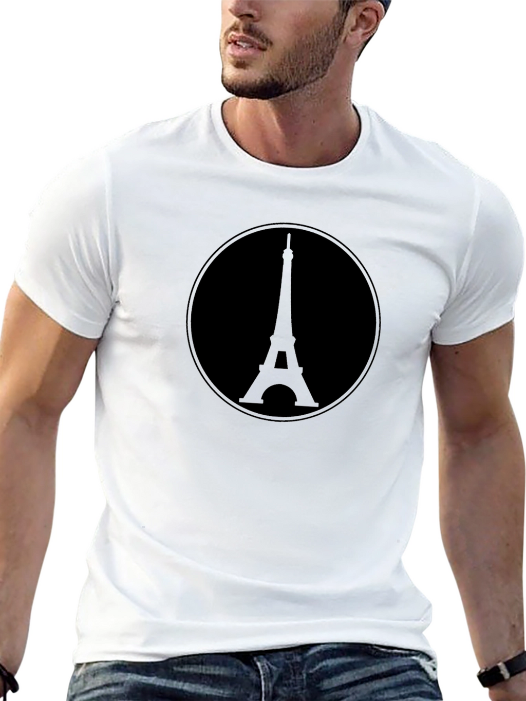 Eiffel Tower Graphic Tee - Classic Style
