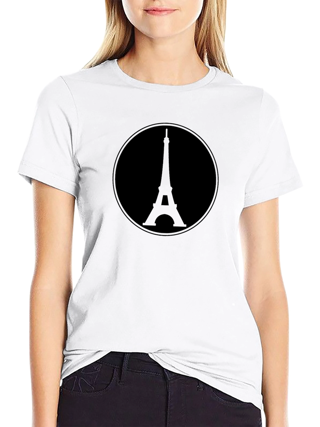 Eiffel Tower Graphic Tee - Classic Style