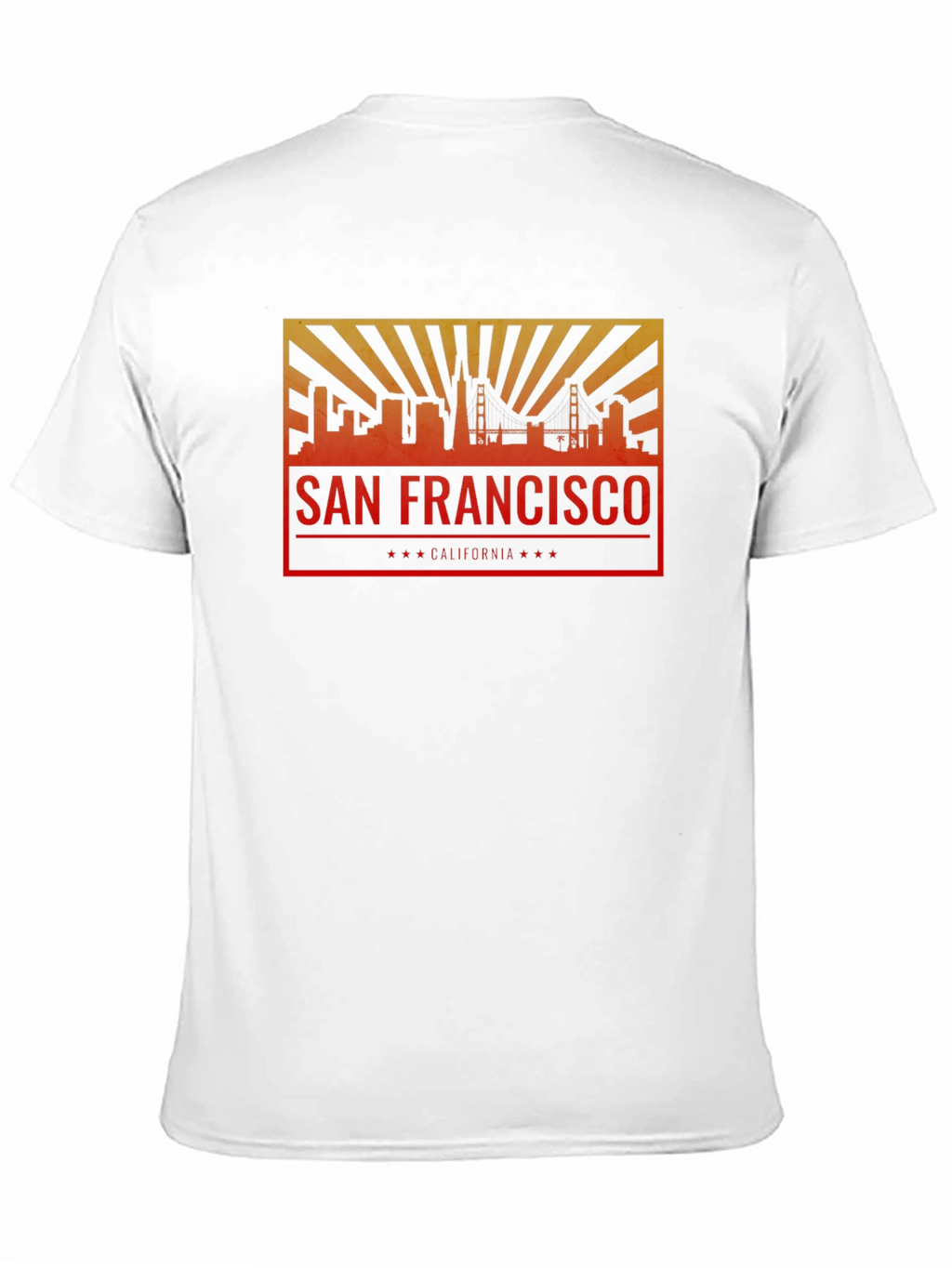 San Francisco Skyline Graphic Tee - Black Crew Neck