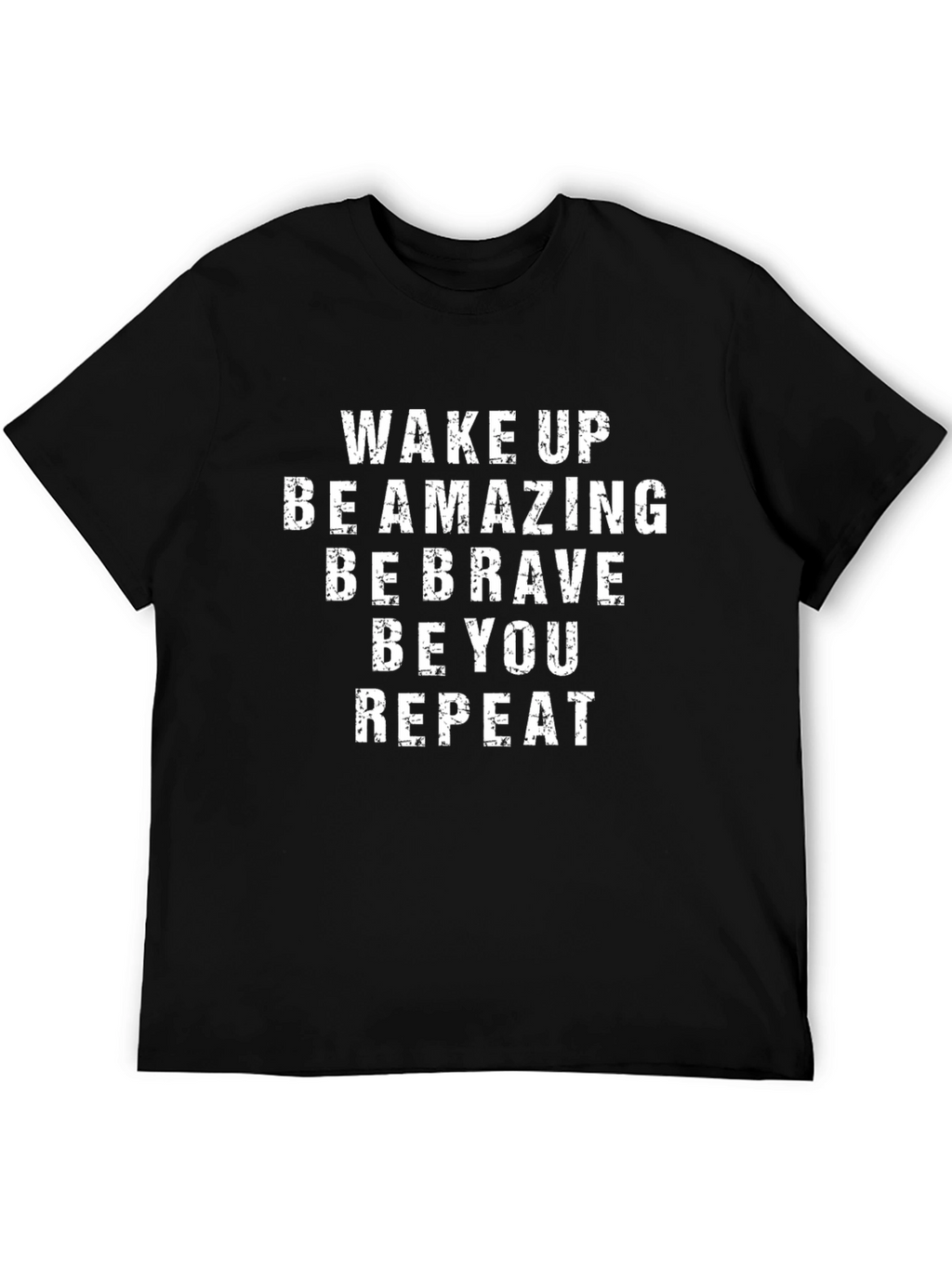 Motivational Graphic T-Shirt - Wake Up Be Amazing!