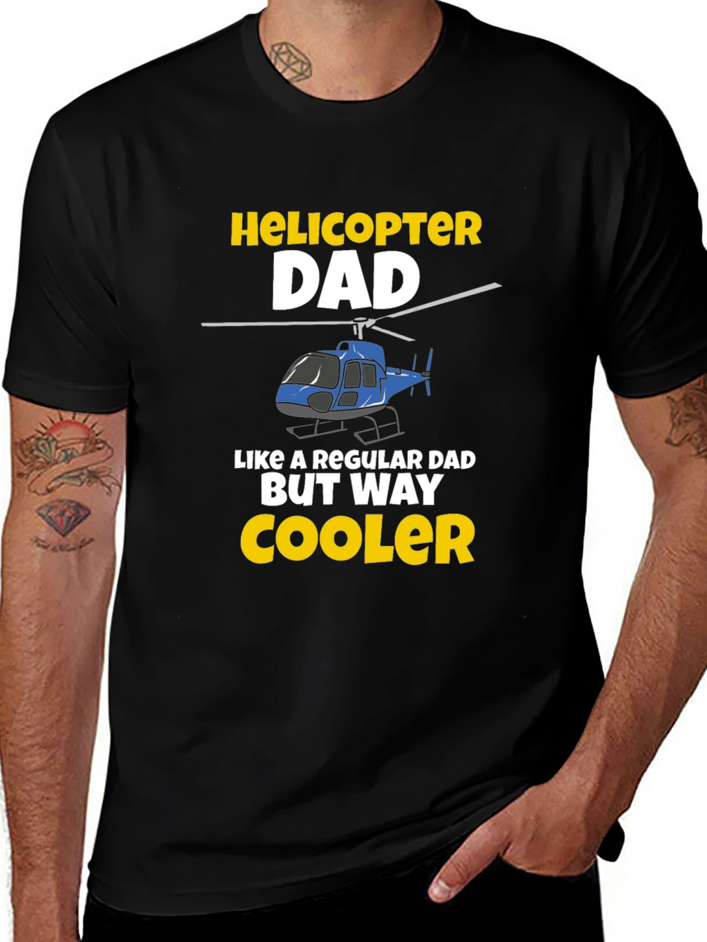 Helicopter Dad T-Shirt - Cool Fathers Day Gift