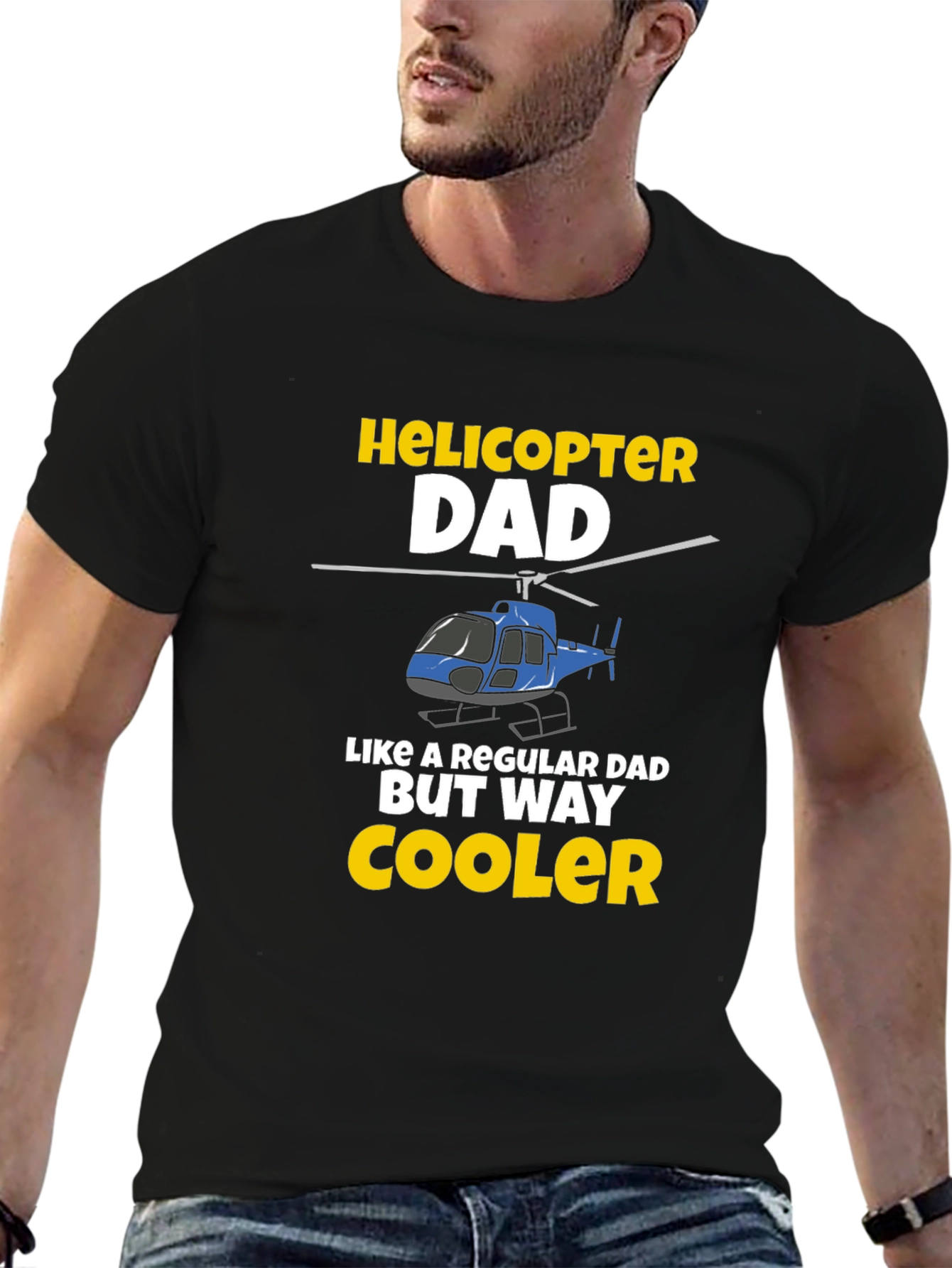 Helicopter Dad T-Shirt - Cool Fathers Day Gift