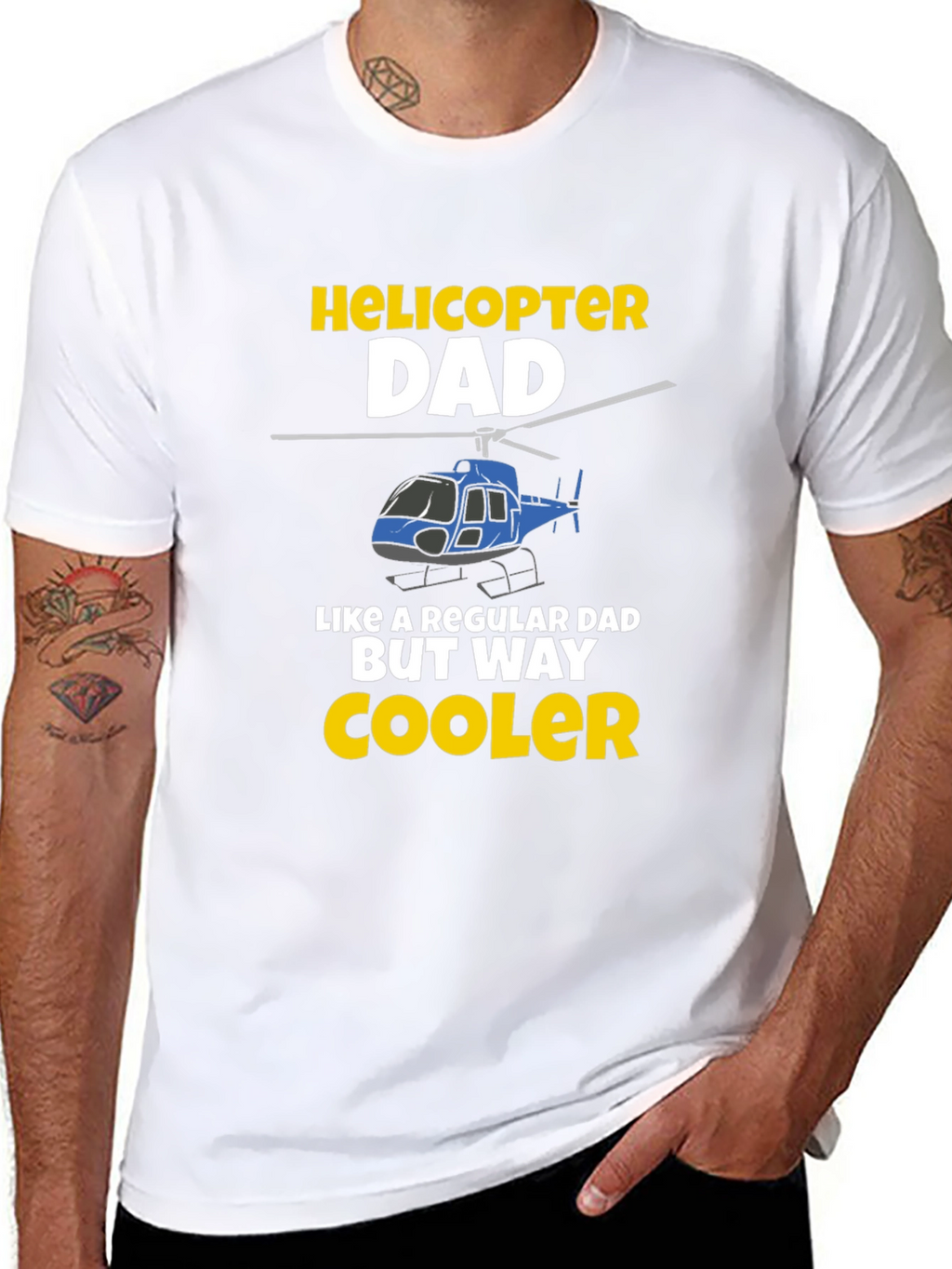 Helicopter Dad T-Shirt - Cool Fathers Day Gift