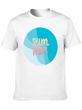 Summer Vibes Black Graphic Tee