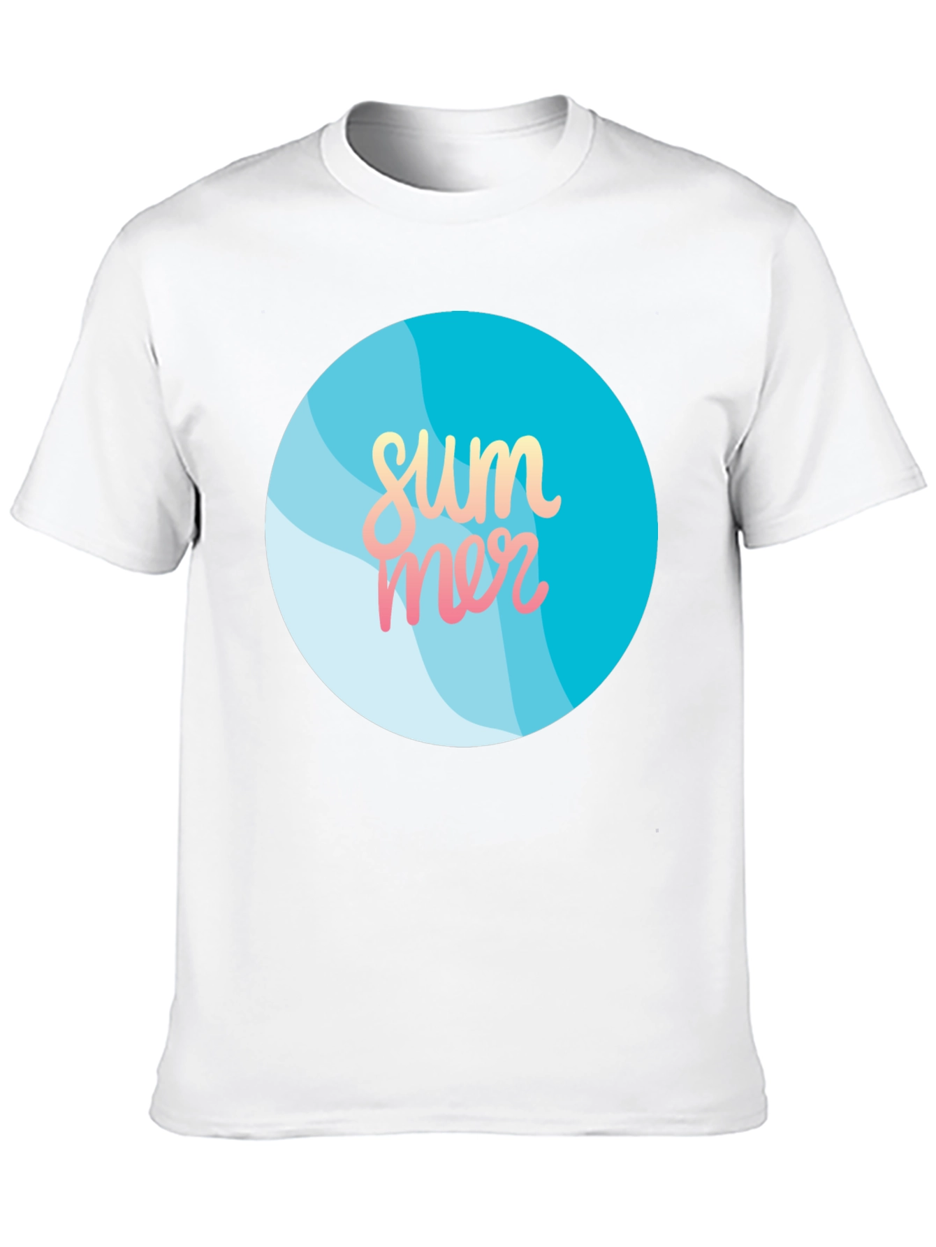 Summer Vibes Black Graphic Tee
