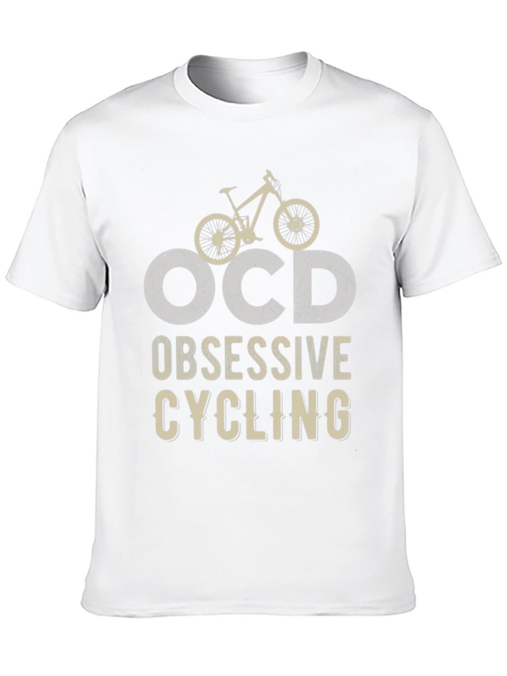 OCD Obsessive Cycling Graphic Tee - Bike Lover Shirt