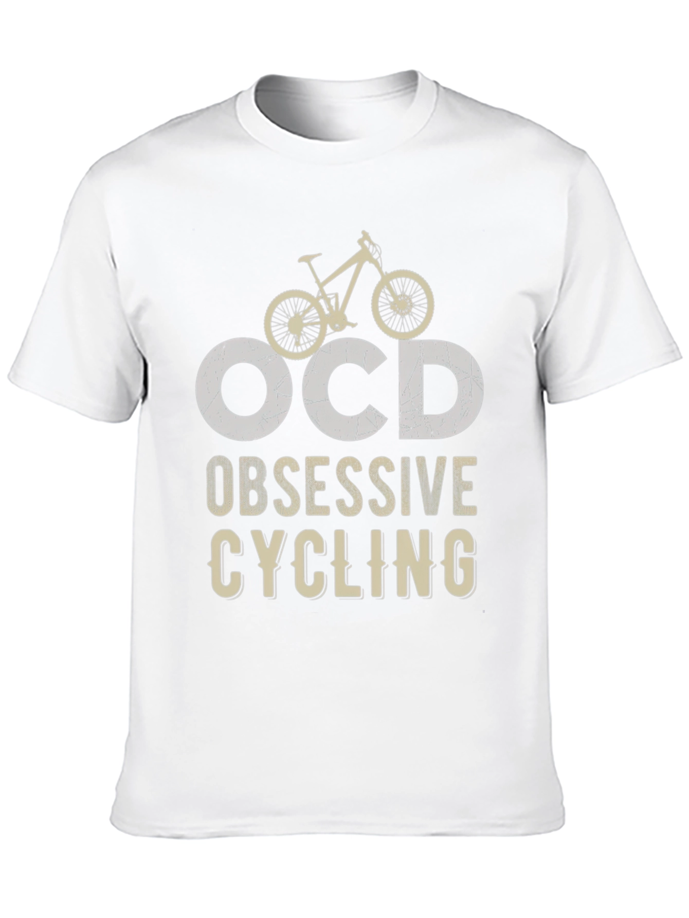 OCD Obsessive Cycling Graphic Tee - Bike Lover Shirt