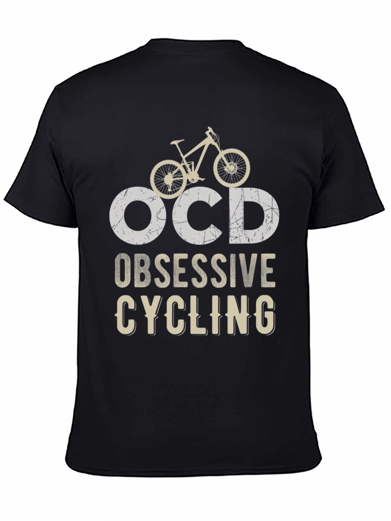 OCD Obsessive Cycling Graphic Tee - Bike Lover Shirt