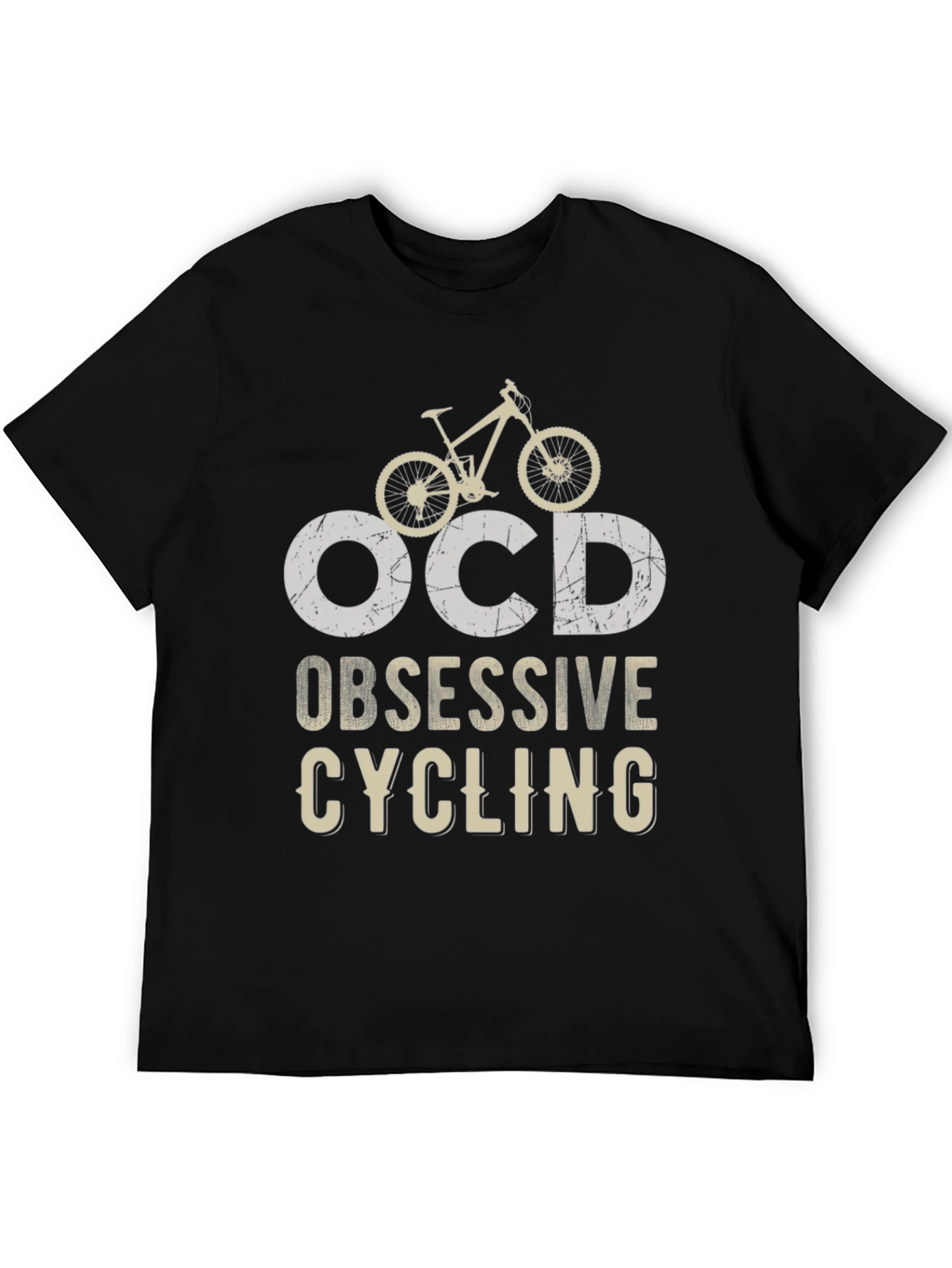 OCD Obsessive Cycling Graphic Tee - Bike Lover Shirt