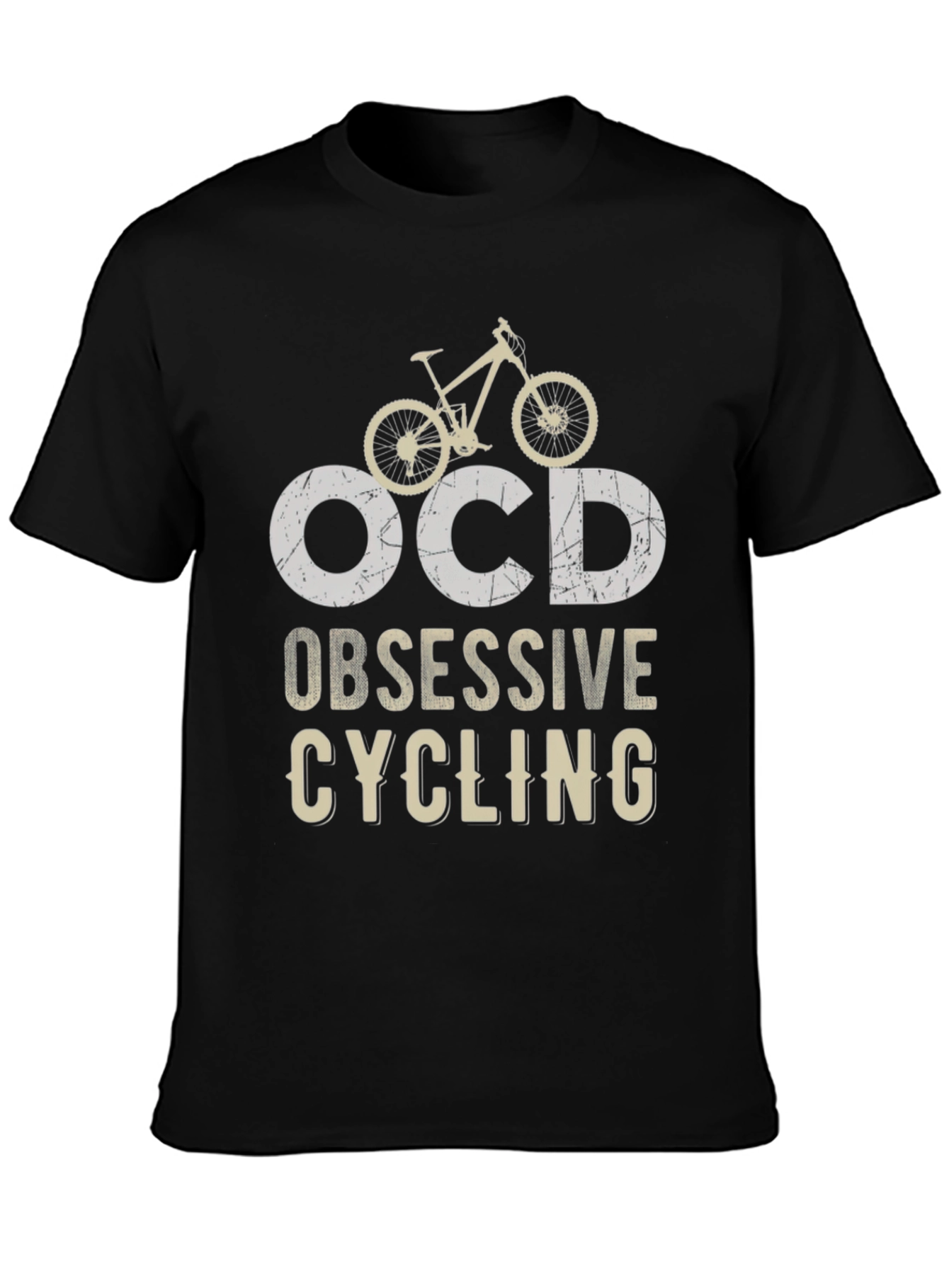 OCD Obsessive Cycling Graphic Tee - Bike Lover Shirt