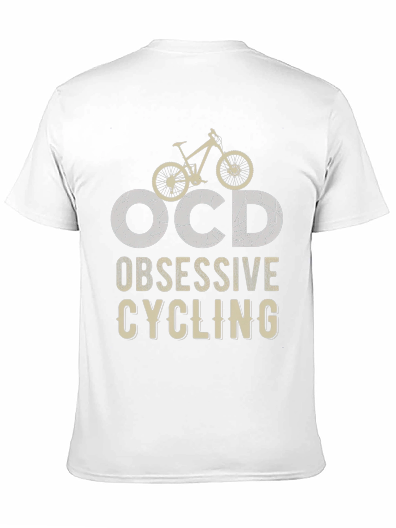 OCD Obsessive Cycling Graphic Tee - Bike Lover Shirt