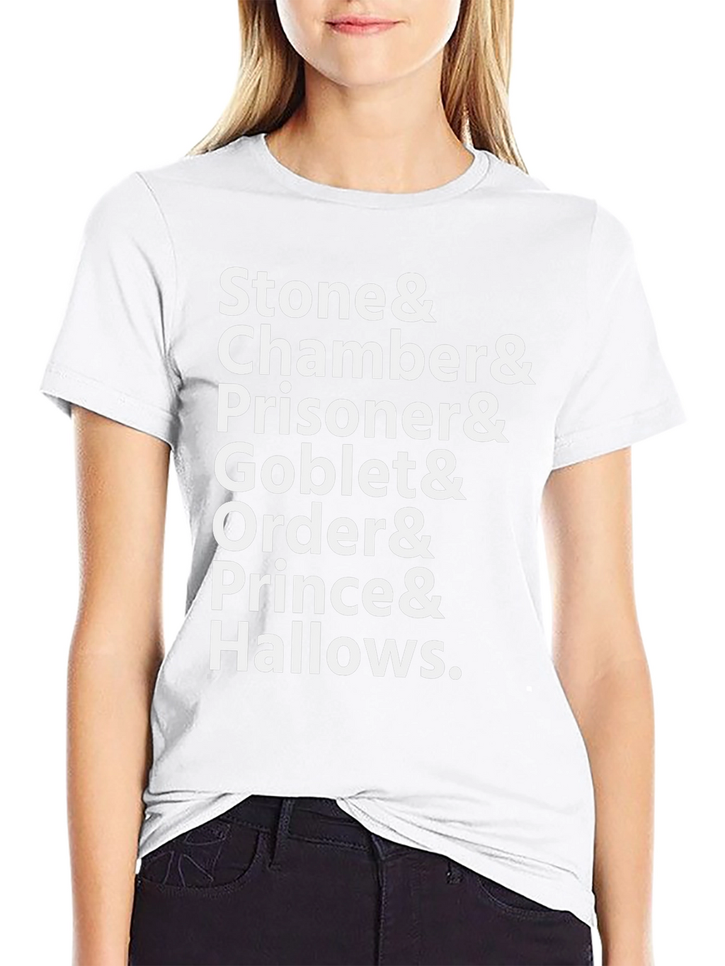 Harry Potter Book Titles Black T-Shirt