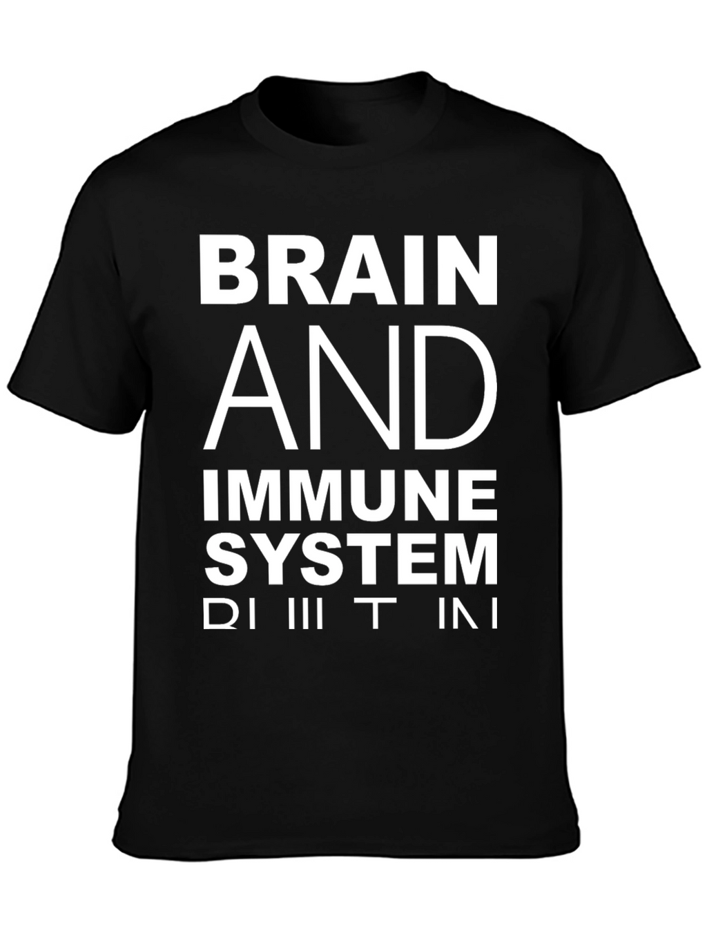 Brain and Immune System T-Shirt - Black