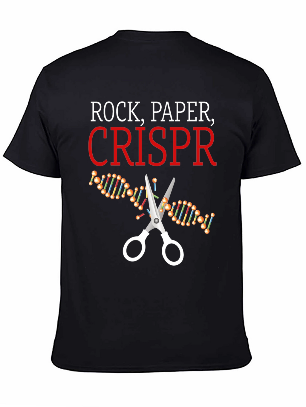 Rock Paper CRISPR T-Shirt - Gene Editing Tee