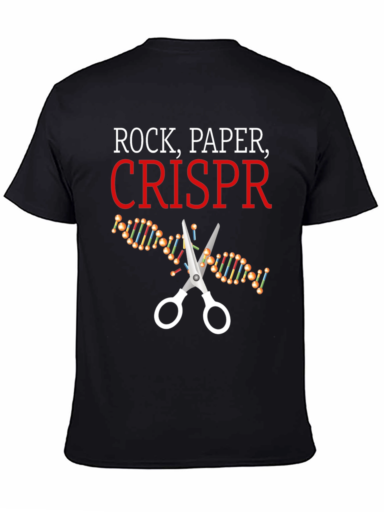 Rock Paper CRISPR T-Shirt - Gene Editing Tee